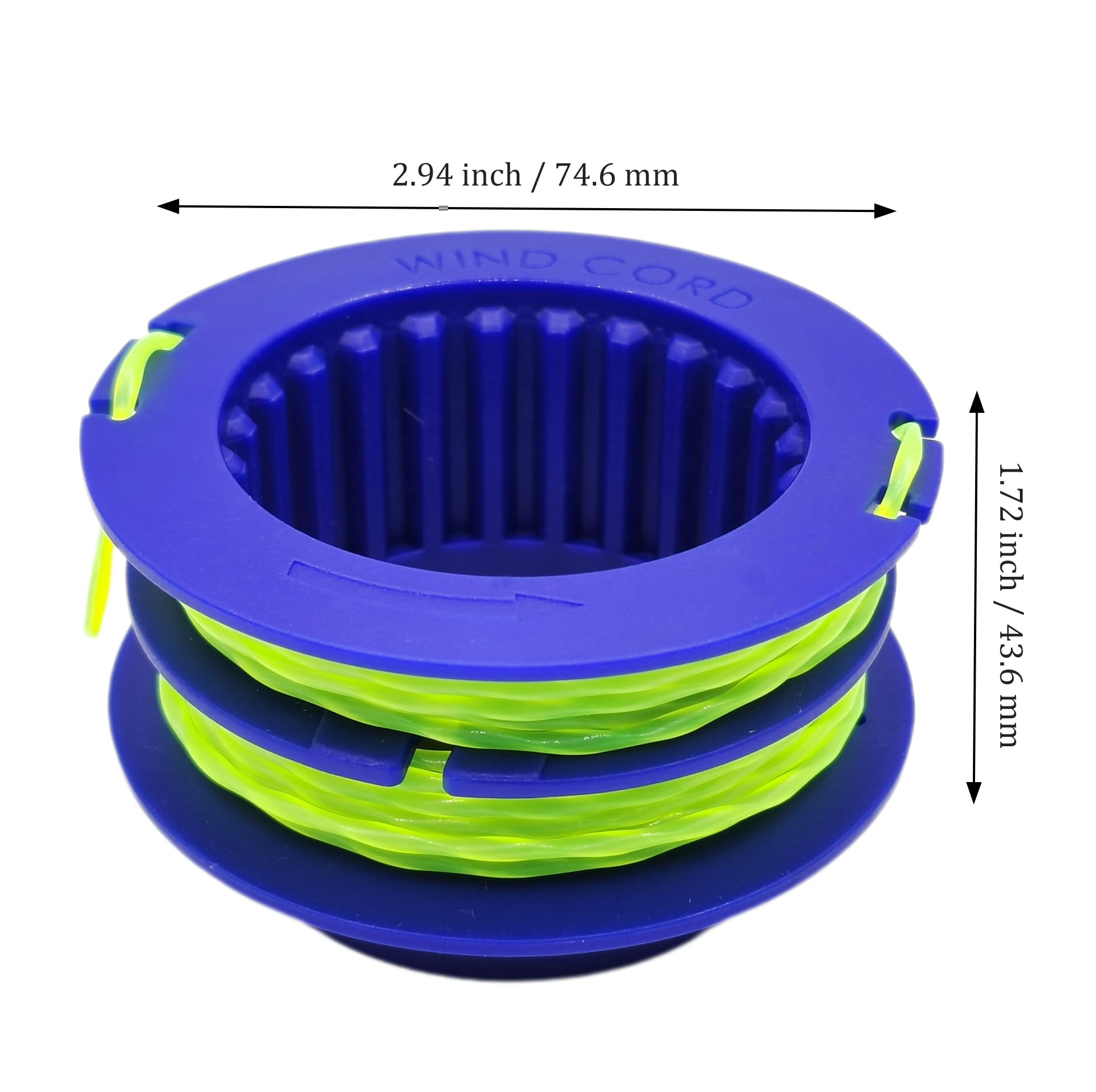 PEHUAP three-pack replacement spools for ongoing yard maintenance.