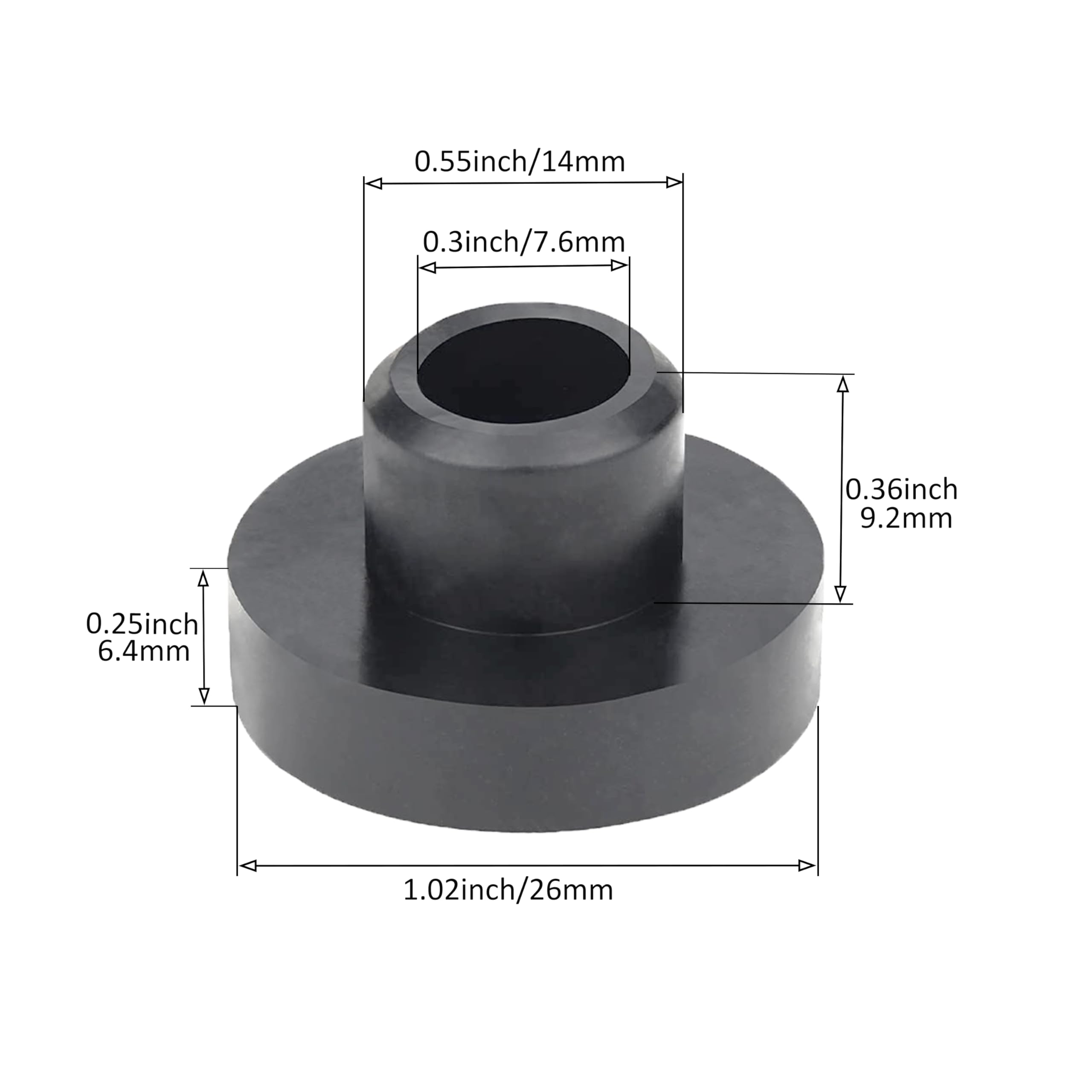PEHUAP universal grommet for lawn mowers and generators with secure connections