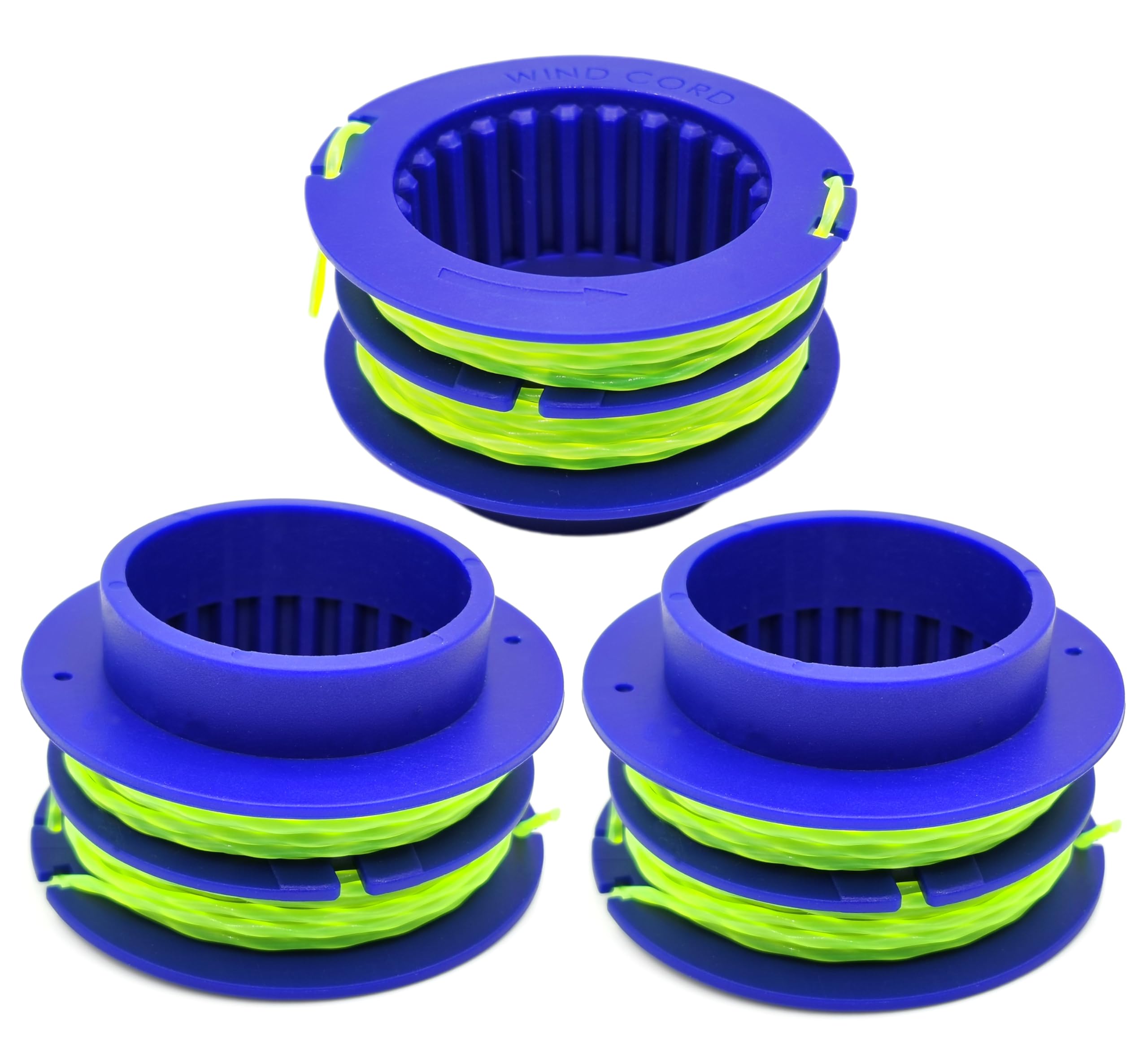 PEHUAP weed eater string 0.080-inch 16 ft spool for Kobalt, easy reload.