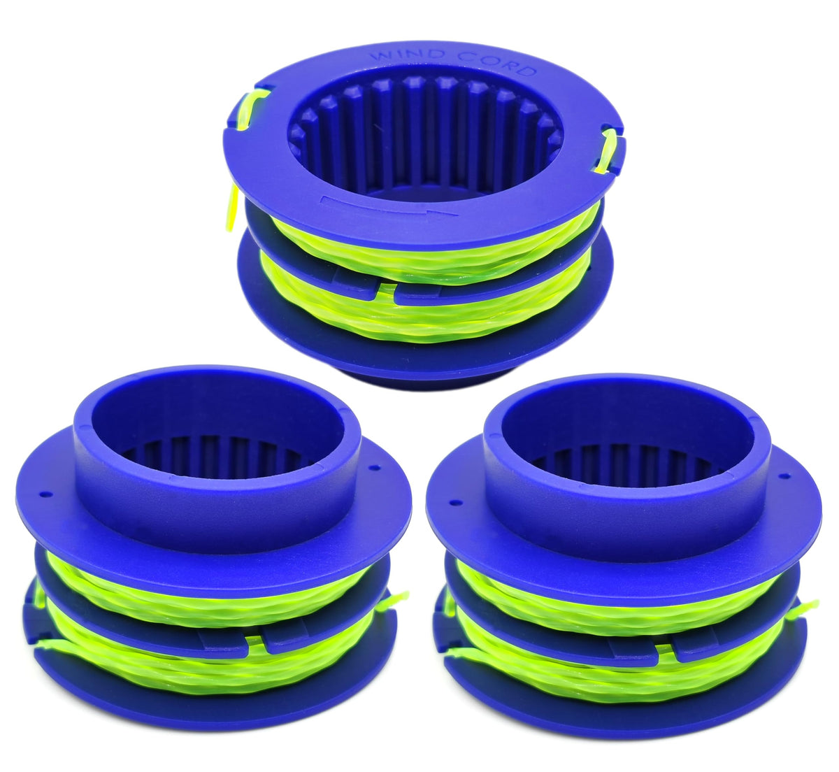 PEHUAP weed eater string 0.080-inch 16 ft spool for Kobalt, easy reload.