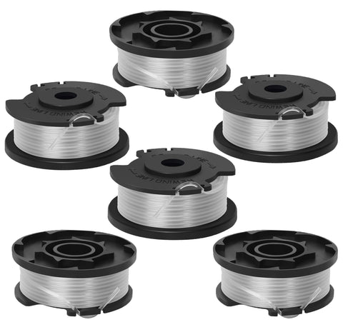 PEHUAP weed eater spool 0.065 inch, 16 ft, six-pack for easy yard upkeep