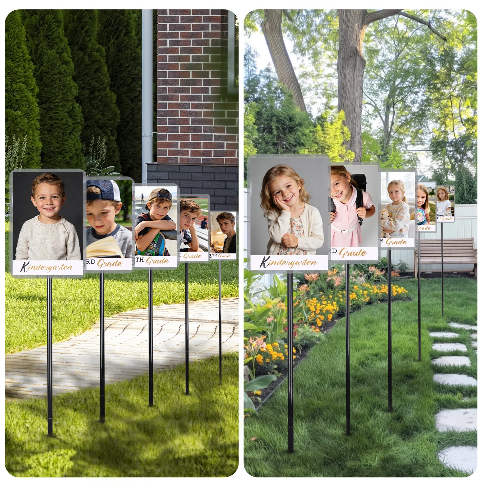 PEJOURI sturdy signs withstand outdoor celebrations for long-lasting display.