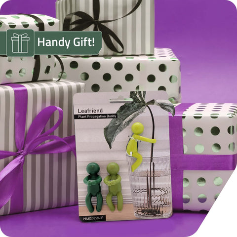 Leafriend plant-prop buddy adds a cute, practical touch to indoor gardens.