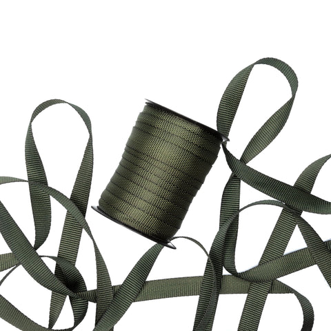 Pelican Rope reinforced strap offers secure, durable outdoor tree anchoring.