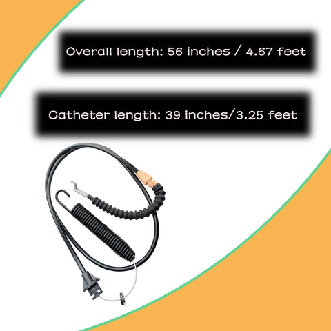 PELIF deck cable fit for MTD and Troy-Bilt models, precise engagement.