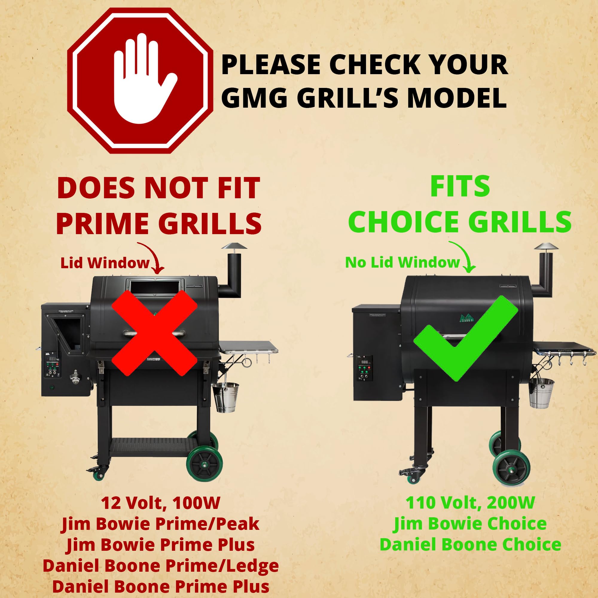 Pellethead GMG Jim Bowie combustion fan enhances consistent temperatures.