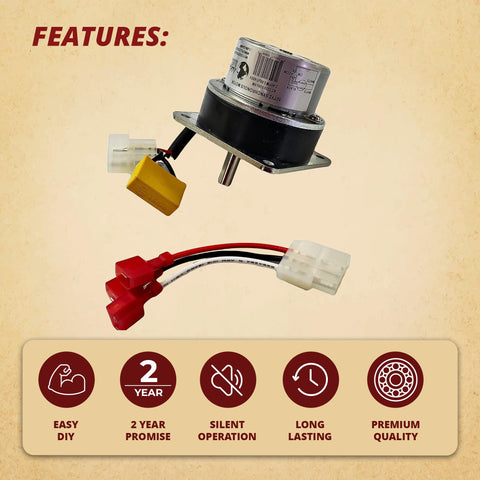 Pellethead Mt Vernon E2 FS auger motor 2.4 RPM supports stable fuel delivery.