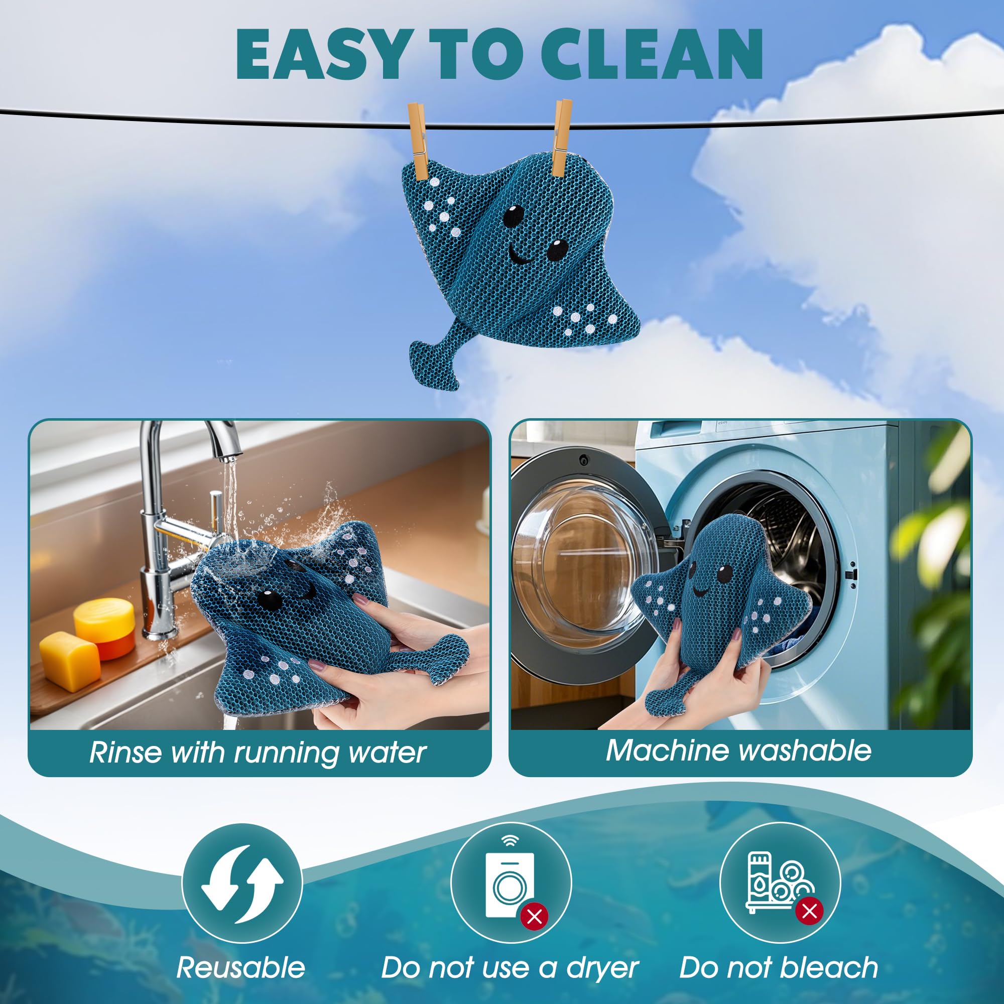 Drying after rinse to ensure long-lasting performance.