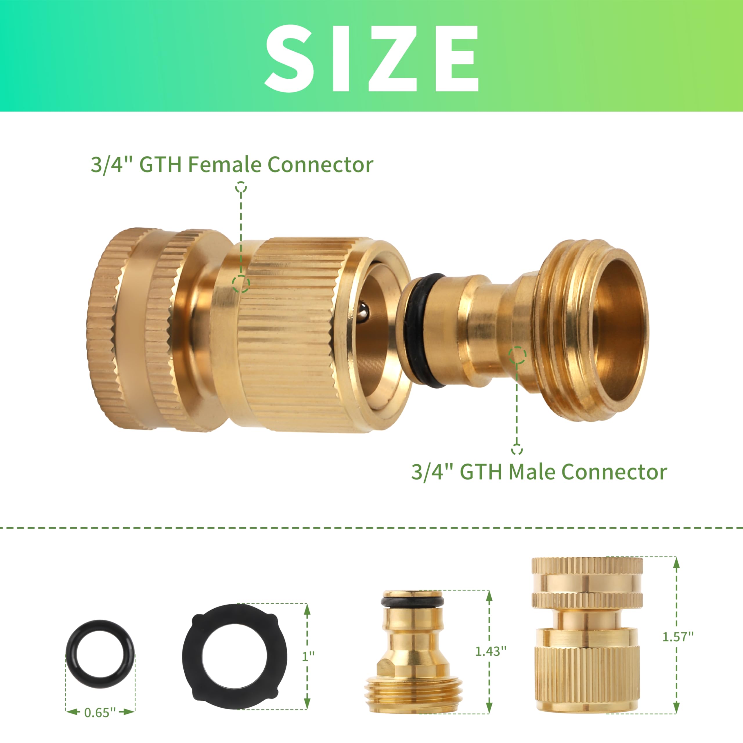 PELTEFLU leak-proof rubber gasket system seals connections for no-drip operation.