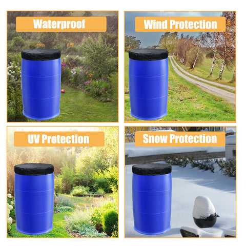 Pemaly waterproof coating on drum cover beads water for outdoor use.