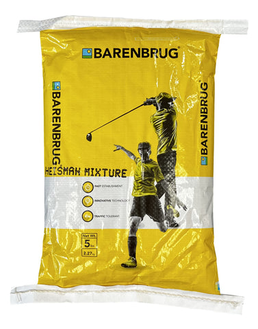 Pendelton Heisman Mix seed bag showing premium Kentucky Bluegrass blend for a lush lawn