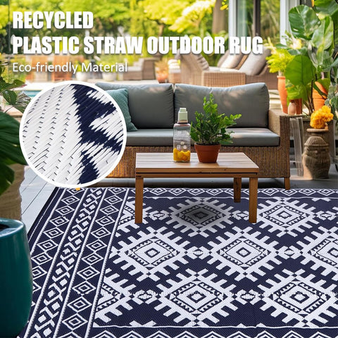 Pendolr easy-clean outdoor rug for high-traffic areas.