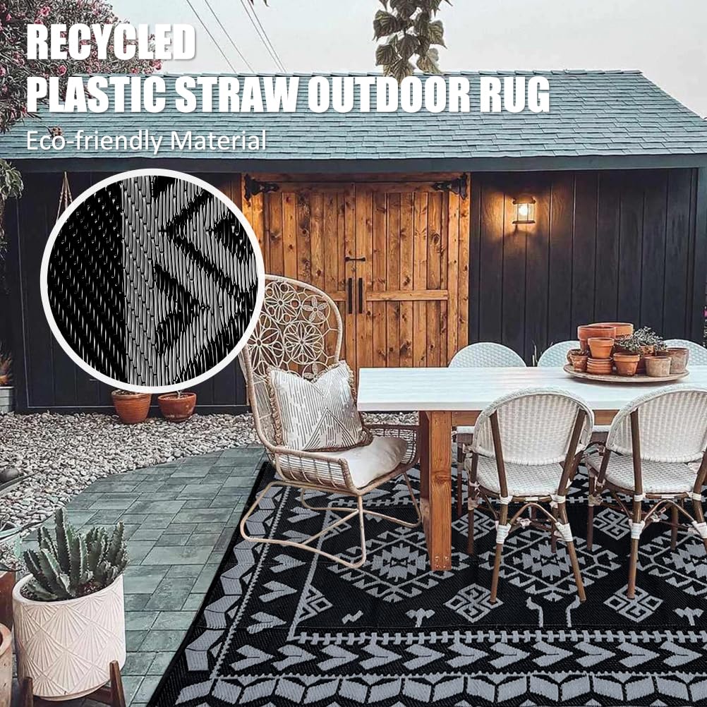 Pendolr outdoor rug with UV protection keeps colors vibrant