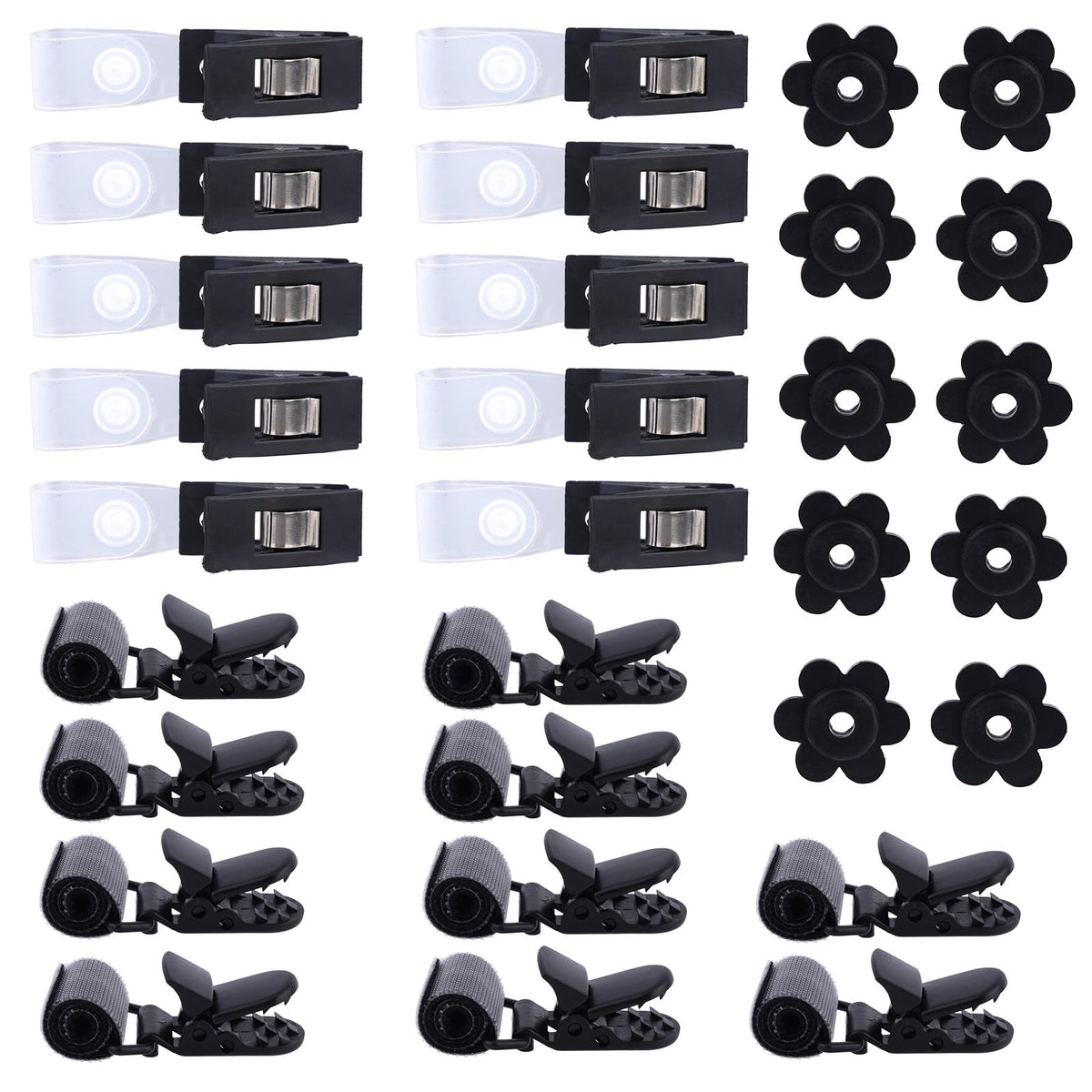 Penitue garden flag clips ensure secure outdoor flag attachment for patios.