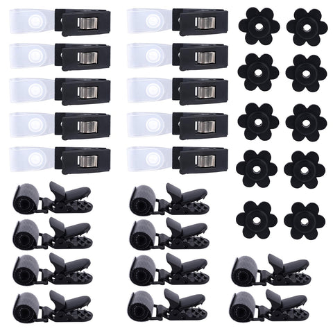 Penitue garden flag clips ensure secure outdoor flag attachment for patios.