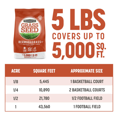 Pennington Bermudagrass seed supports rapid germination in warm seasons.