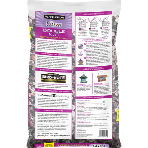 Pennington Ultra Double Nut Blend ready for tube feeders and busy feeding stations.