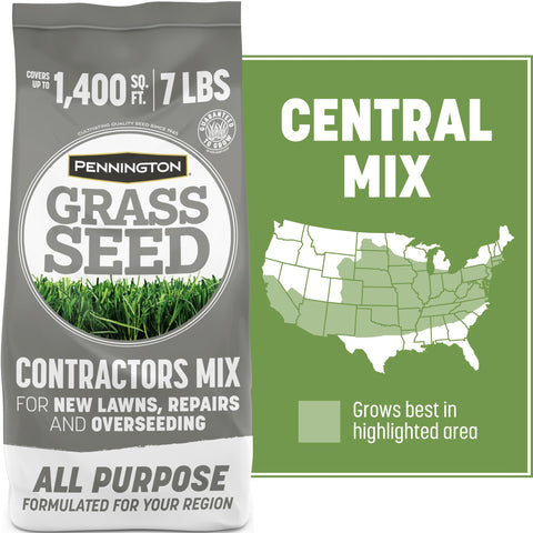 Pennington Contractors seed spread over soil for overseeding projects