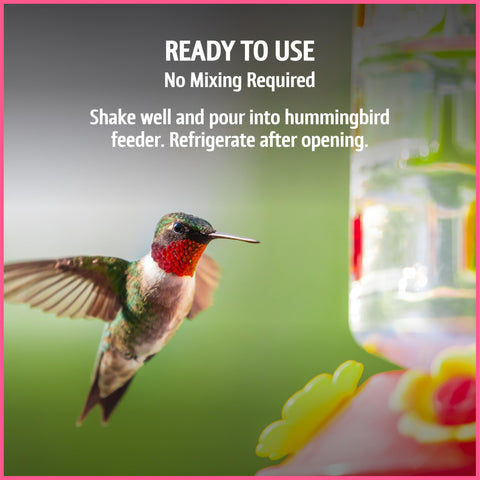 Pennington Electro-Nectar works with all nectar feeders.