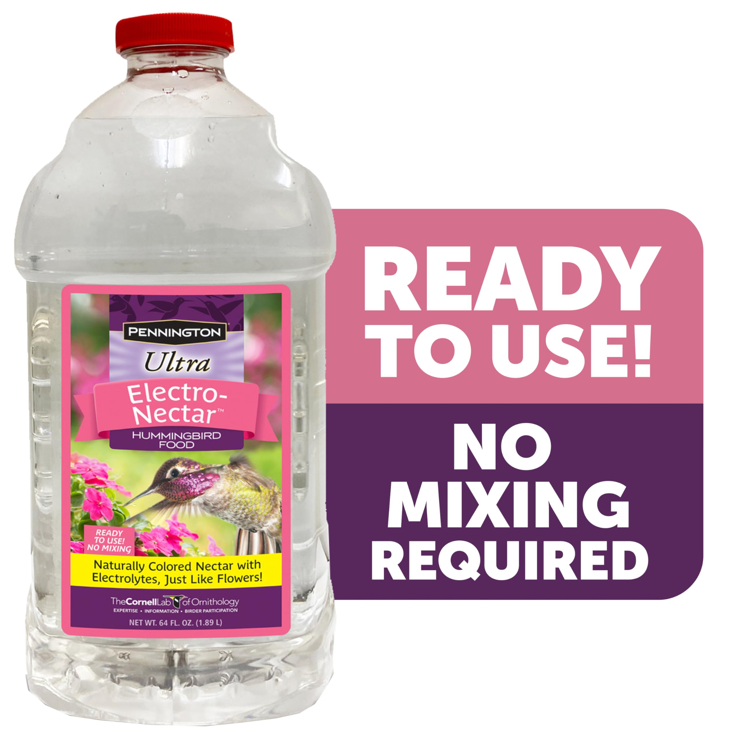 Pennington Electro-Nectar label shows electrolytes to support hydration during feeding.