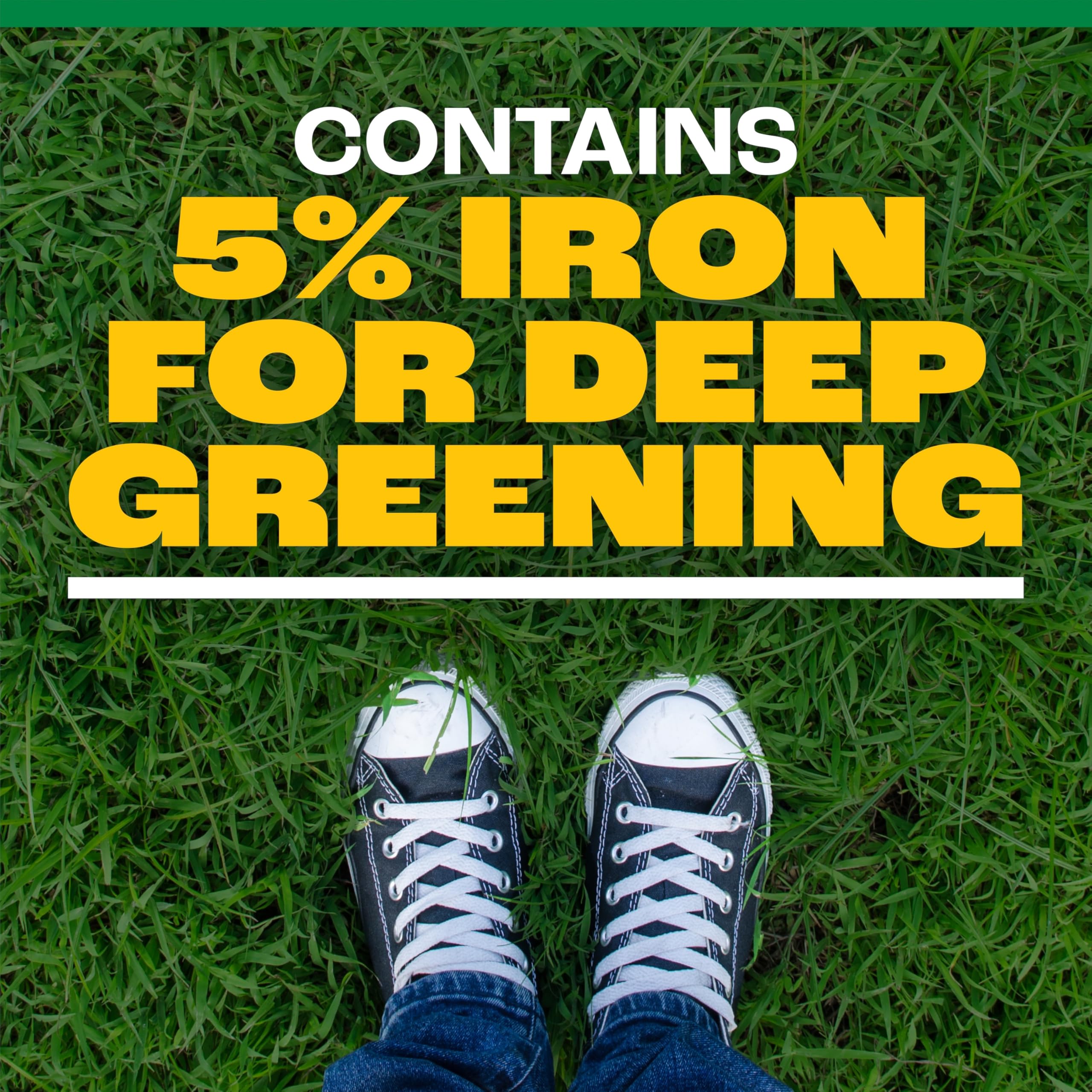 Pennington Full Season 32-0-5 applied on a lush, healthy lawn