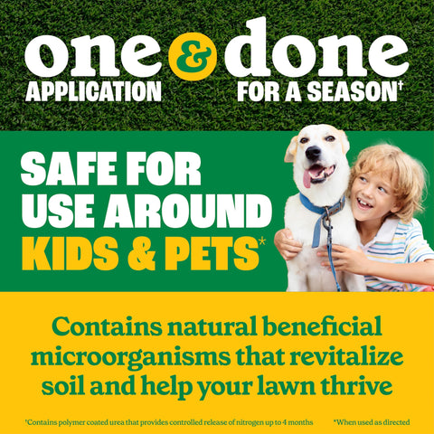 Pennington Full Season 32-0-5 pellets close-up for precise, even application
