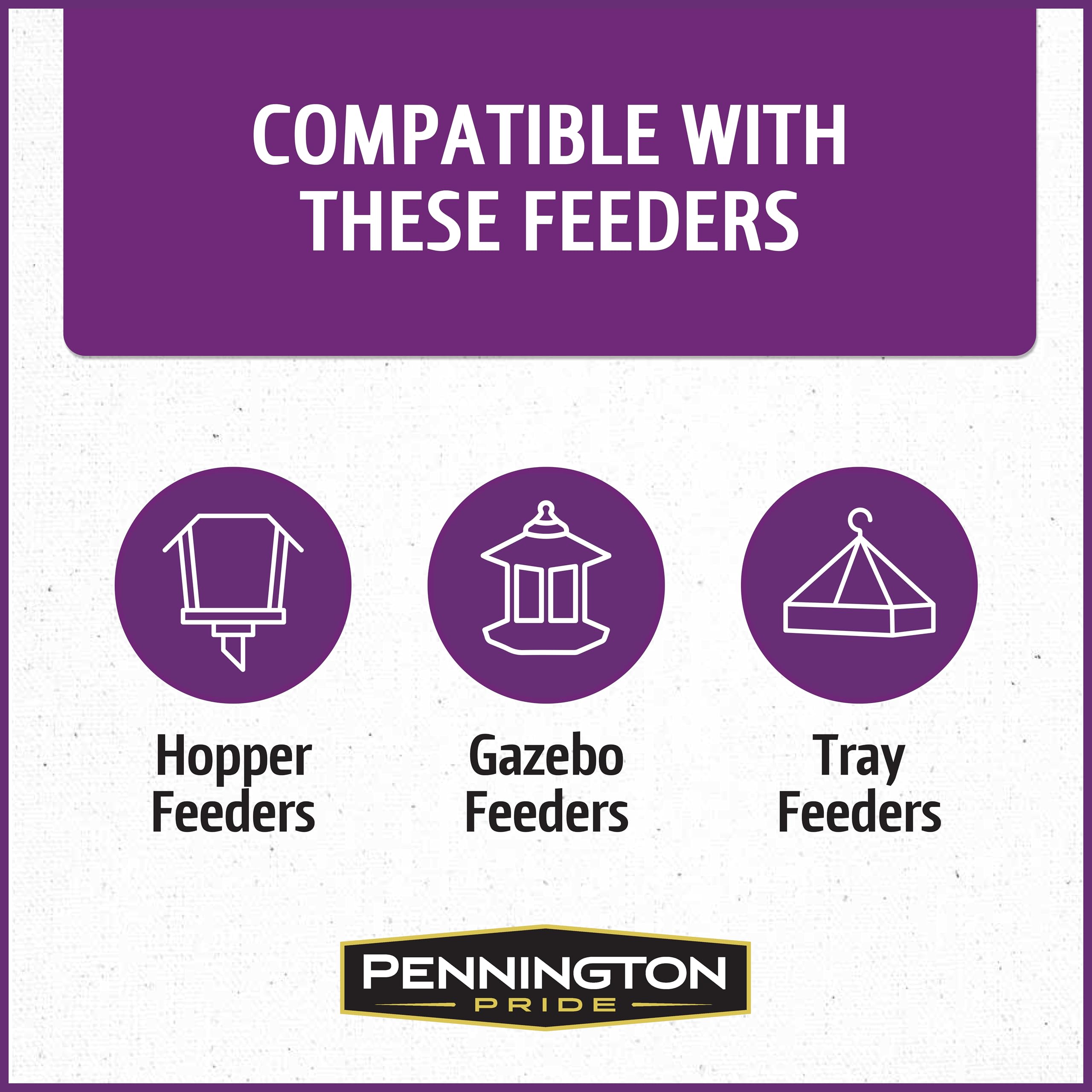 Pennington Pride ingredients close-up, premium real fruit and nuts birds love.