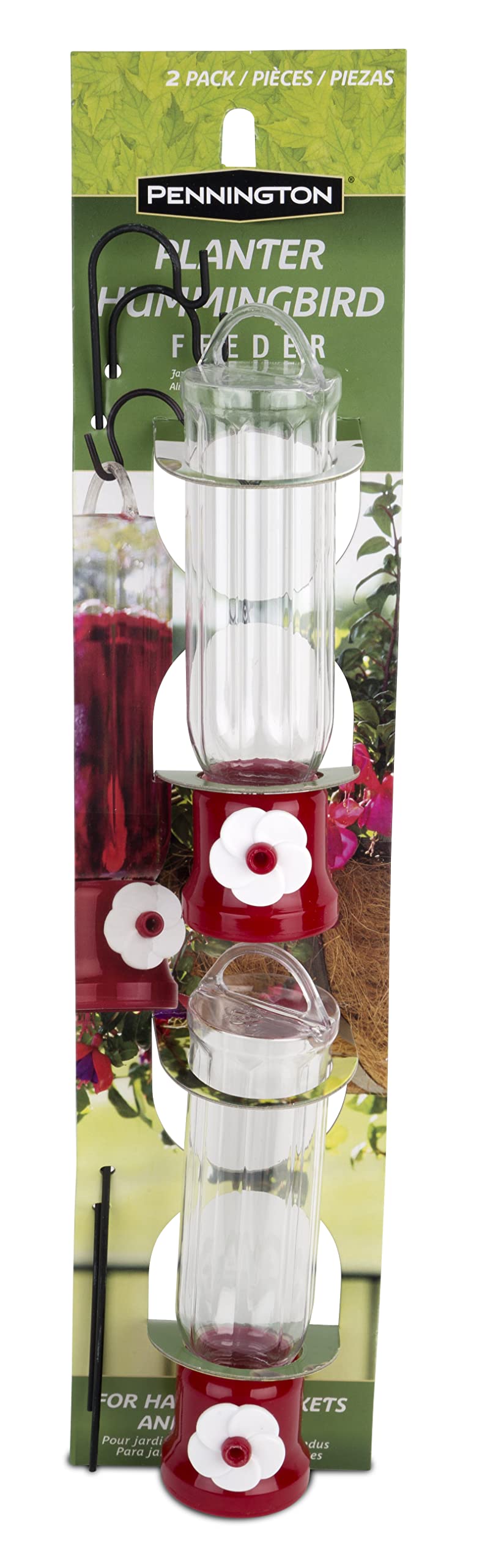 Pennington Planter Hummingbird Feeder easy-fill design.