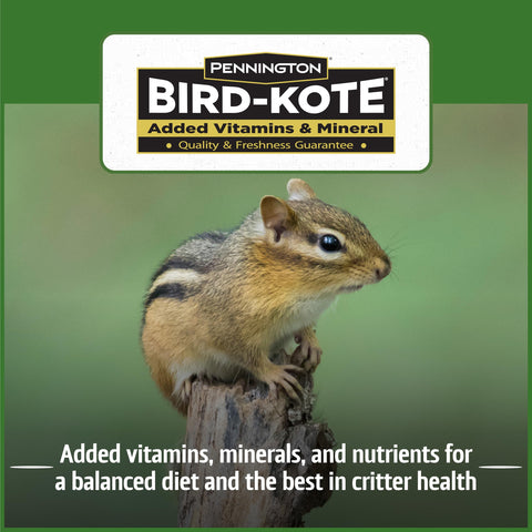 Pennington Pride's Bird-Kote technology on the packaging for added nutrients