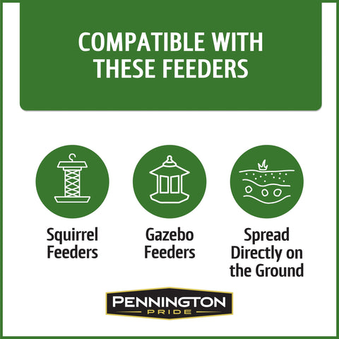Tray feeder and ground-use options for Pennington Pride blend