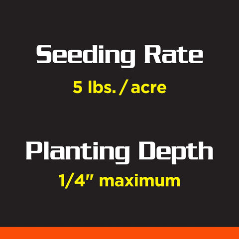 Pennington Rackmaster Durana deer-plot ready for mixed planting.