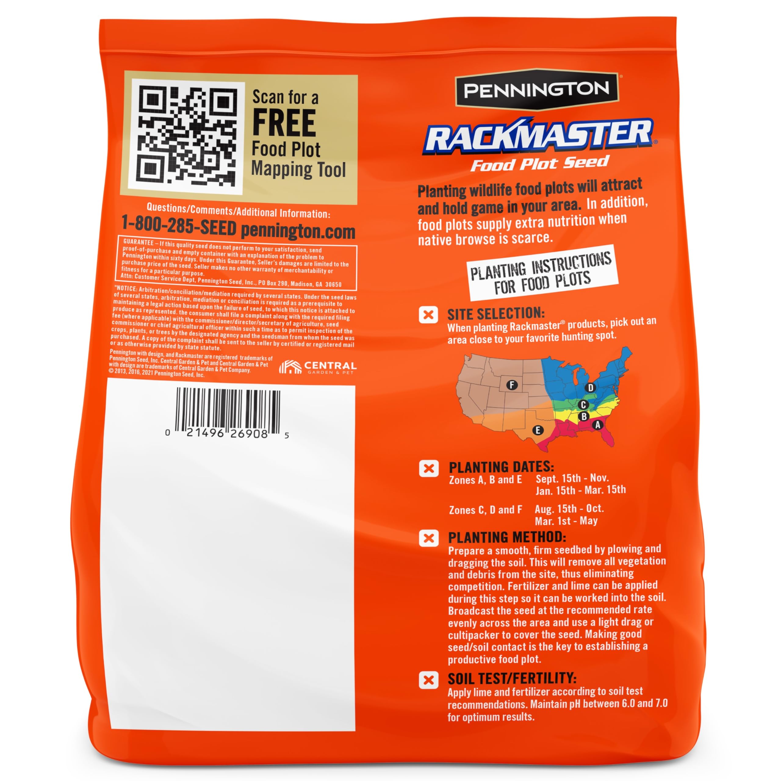 Pennington Rackmaster Durana field greens showcase durable, high-protein forage.