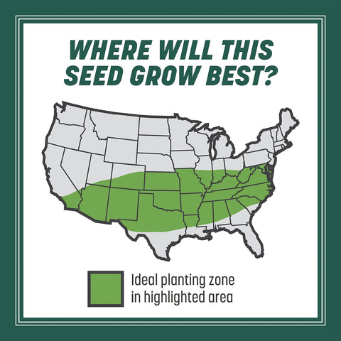 Pennington Smart Seed coat technology highlights fertilizer-enhanced seed for quicker emergence.