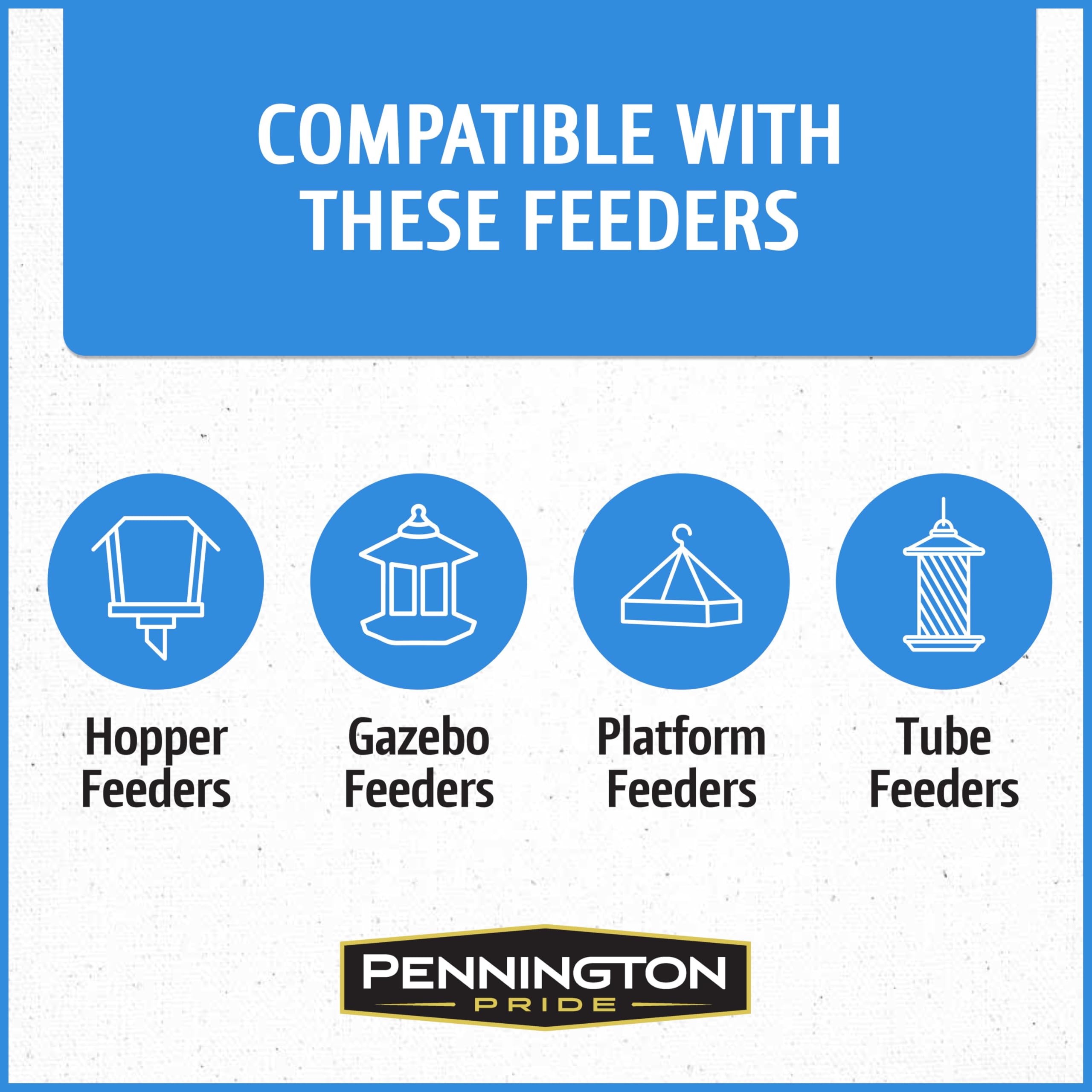 Pennington Select Chips & Bits no-waste formula keeps porch spaces cleaner
