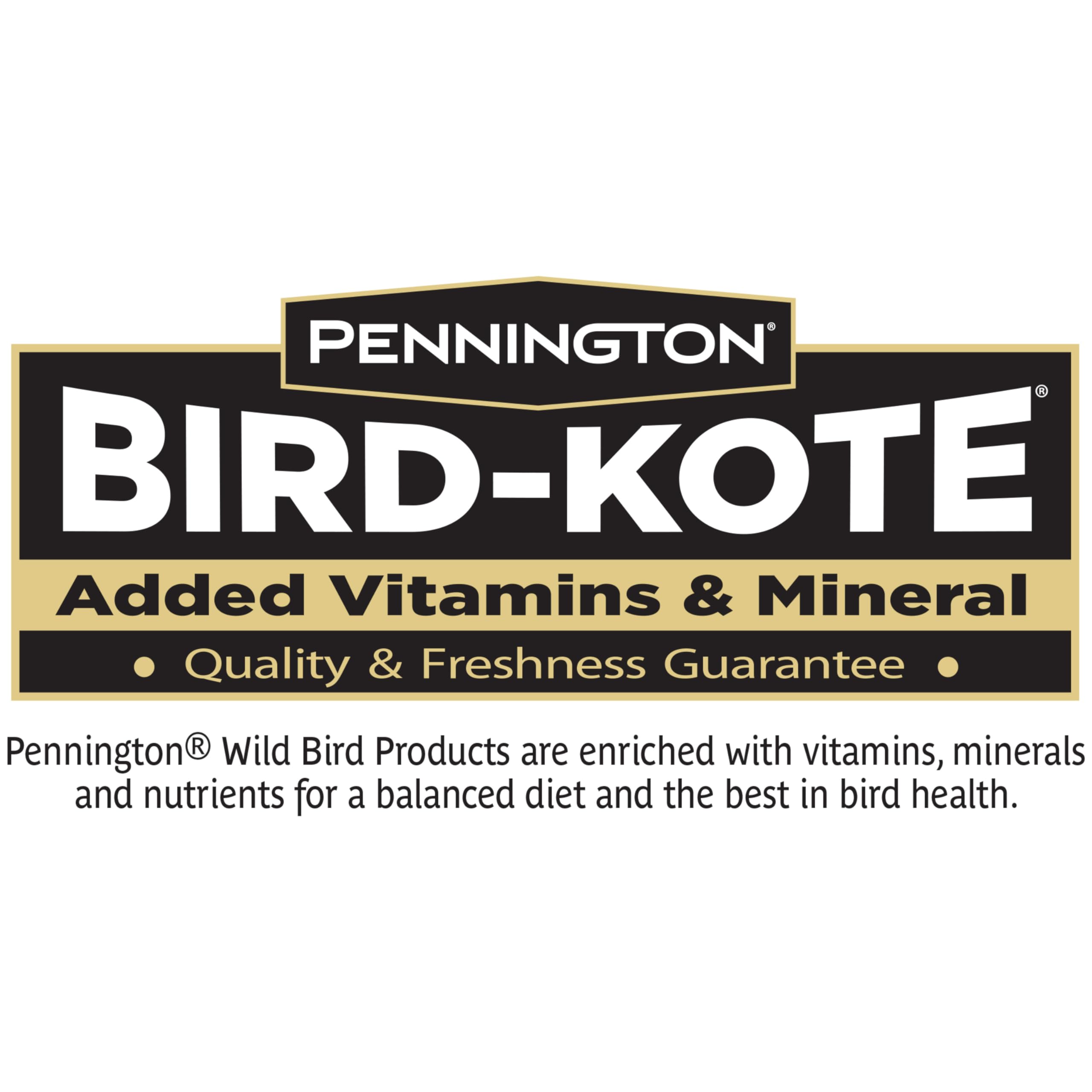 Backyard birds enjoying year-round feeding with Pennington Sunflower Chips