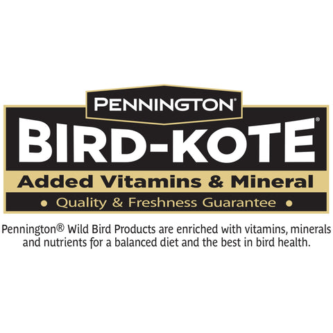 Backyard birds enjoying year-round feeding with Pennington Sunflower Chips
