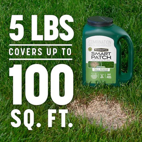 Pennington Smart Patch dry mulch color signals when to water again