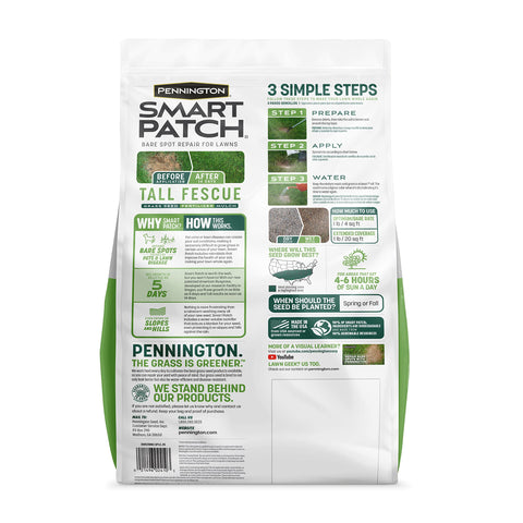 Pennington Smart Patch mulch layer protecting seed and moisture retention
