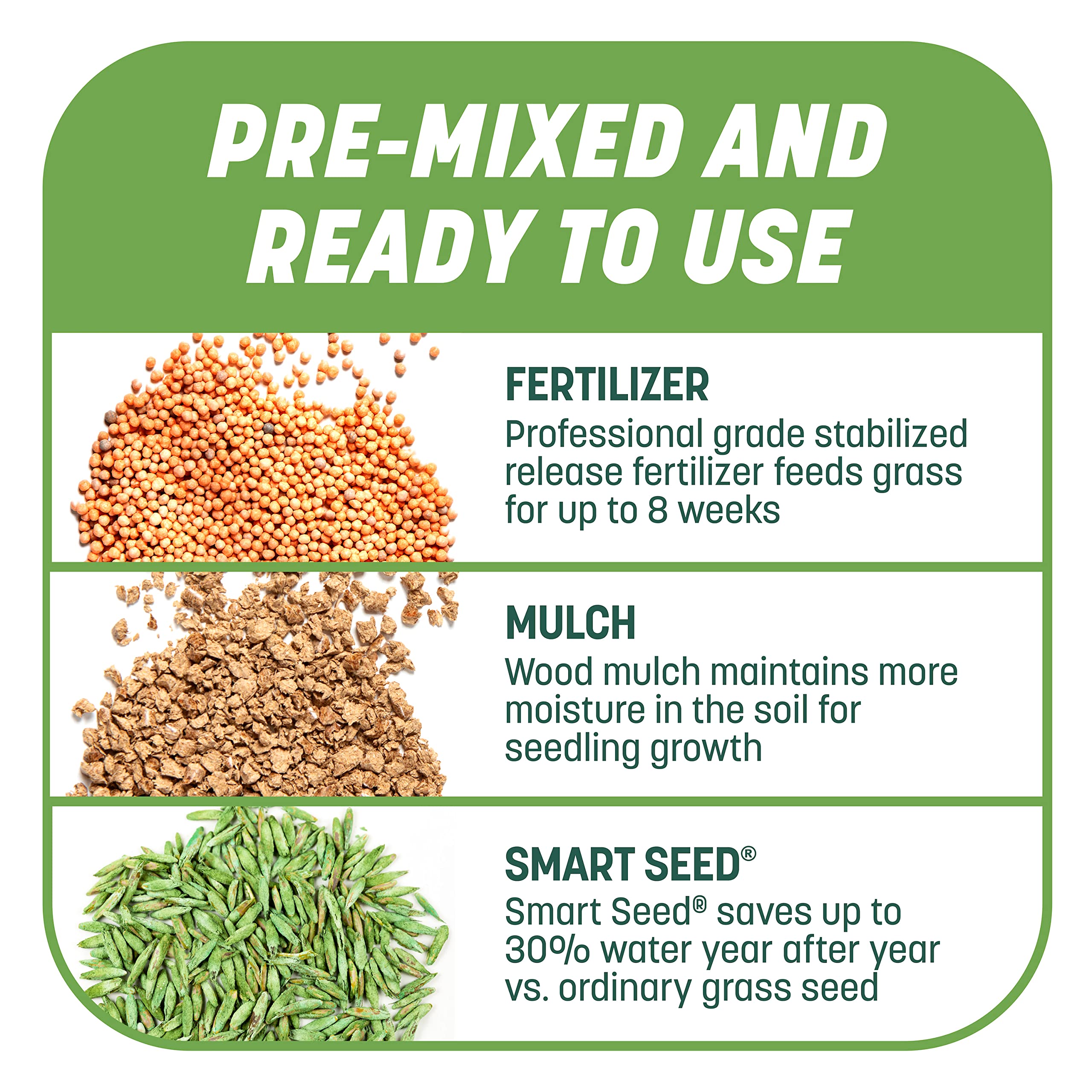 Pennington Smart Patch tall fescue blade close-up highlights durable turf texture