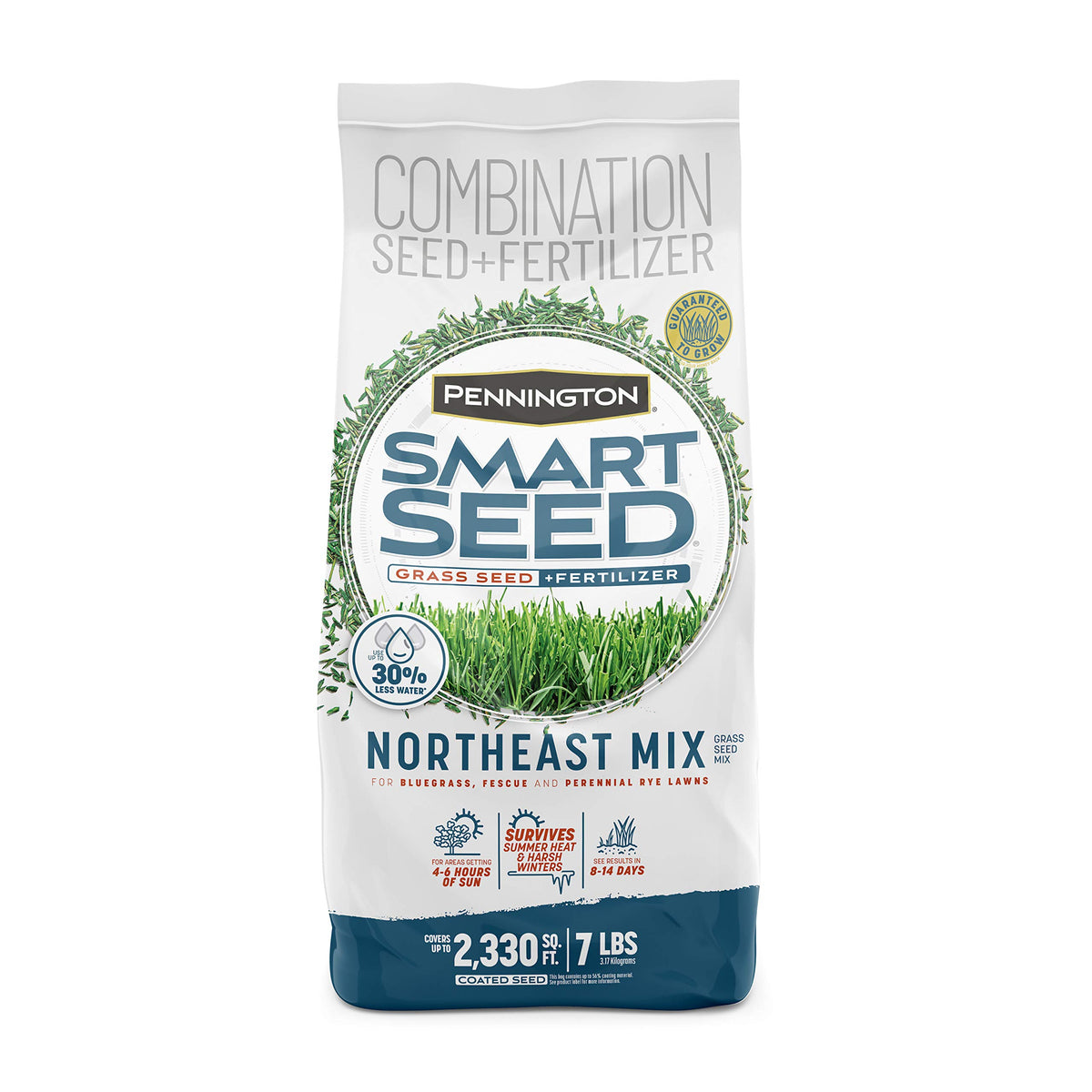 Bag of Pennington Smart Seed Northeast Mix ready for planting