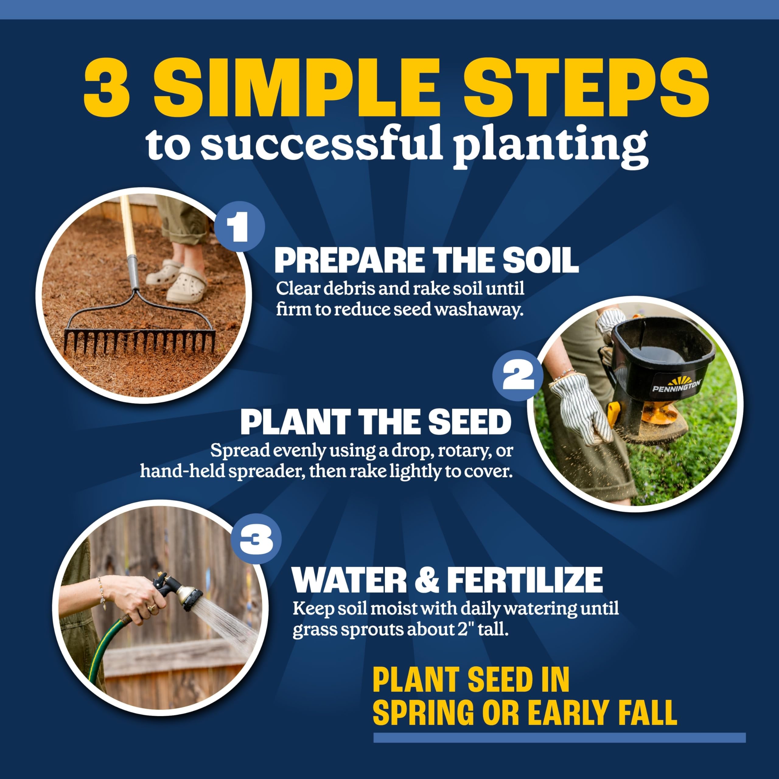 Pennington Smart Seed thrives in northern climates with proper care.
