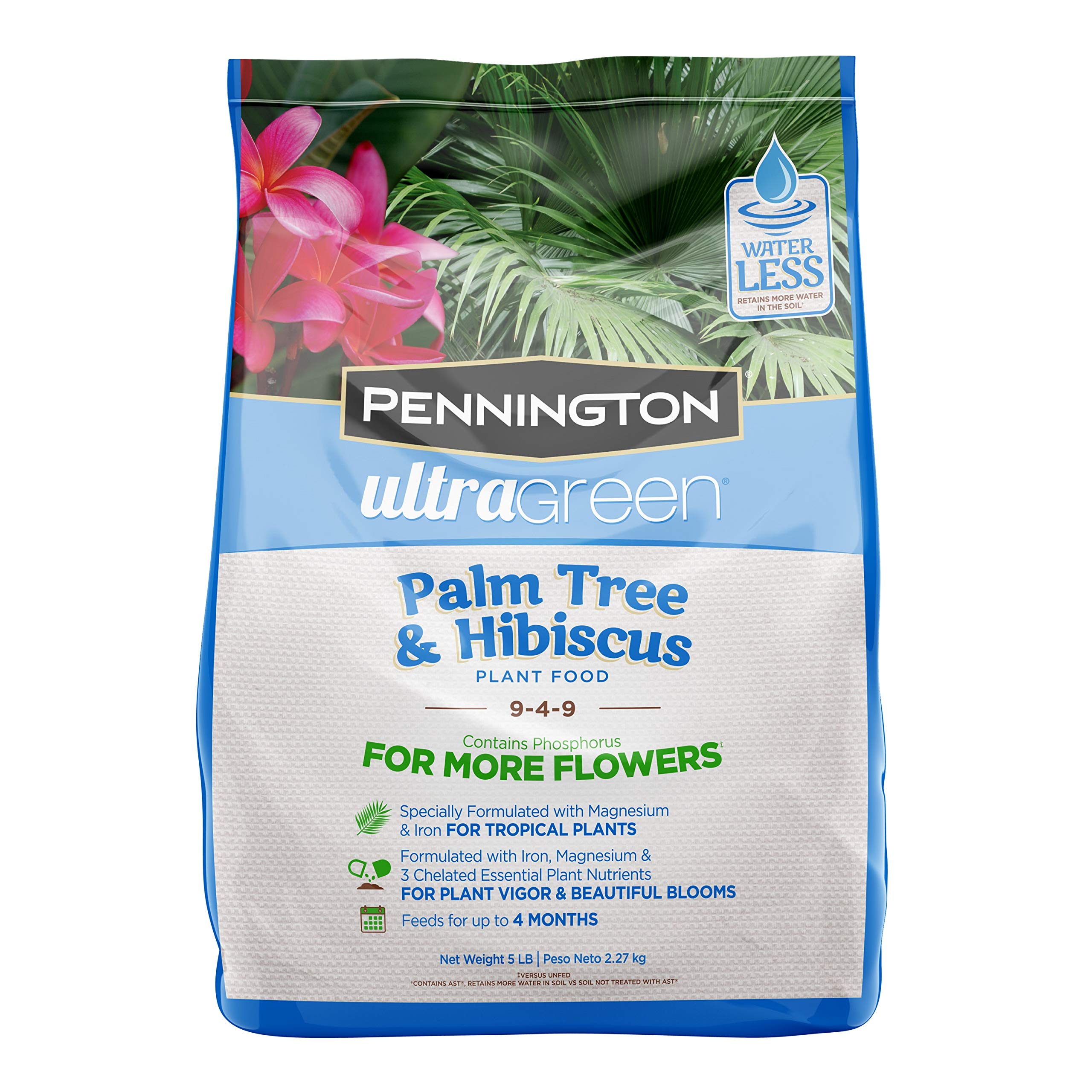Pennington Ultra Green palm tree fronds stay vibrant with balanced nutrients.