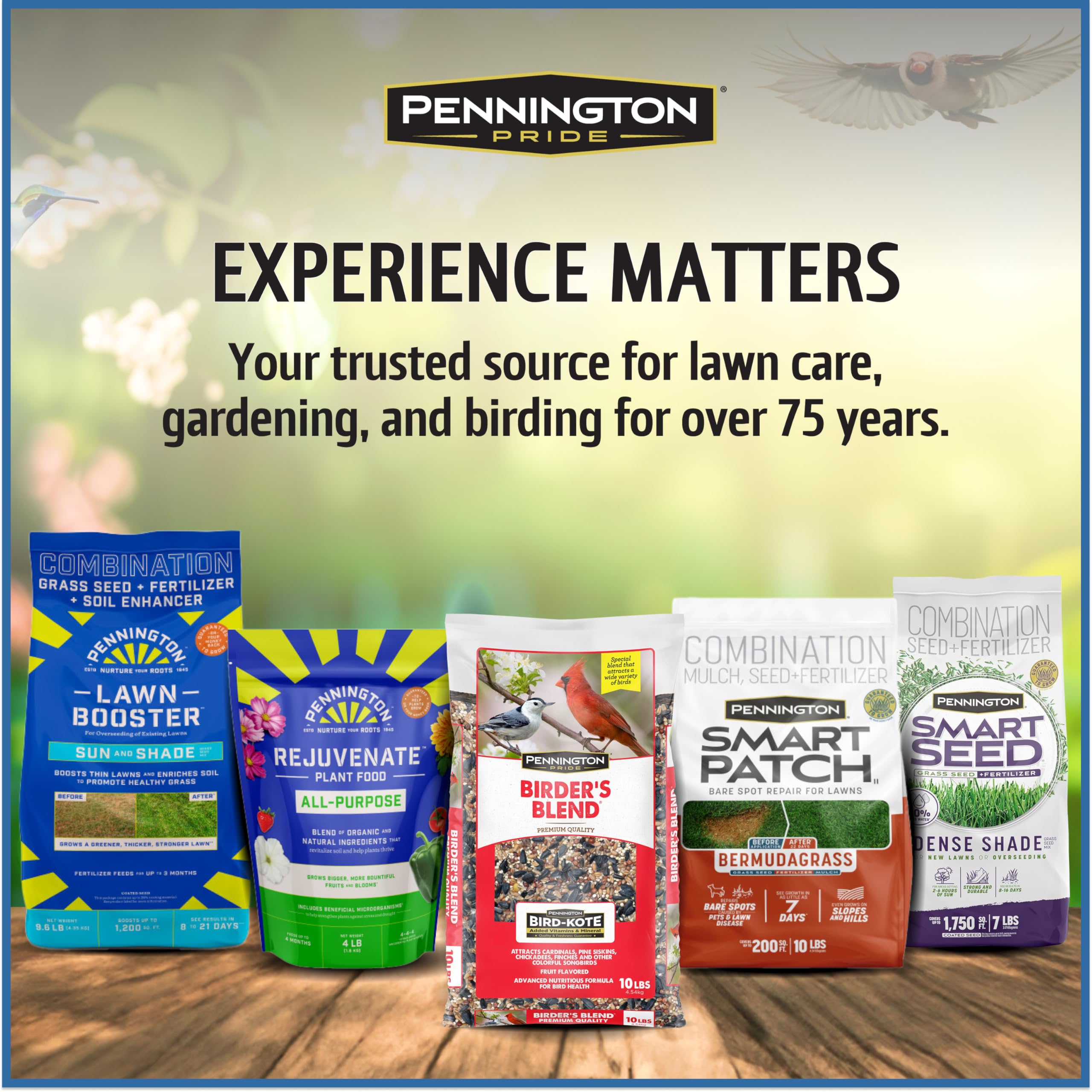 Pennington contains vitamins and nutrients for overall wild bird health