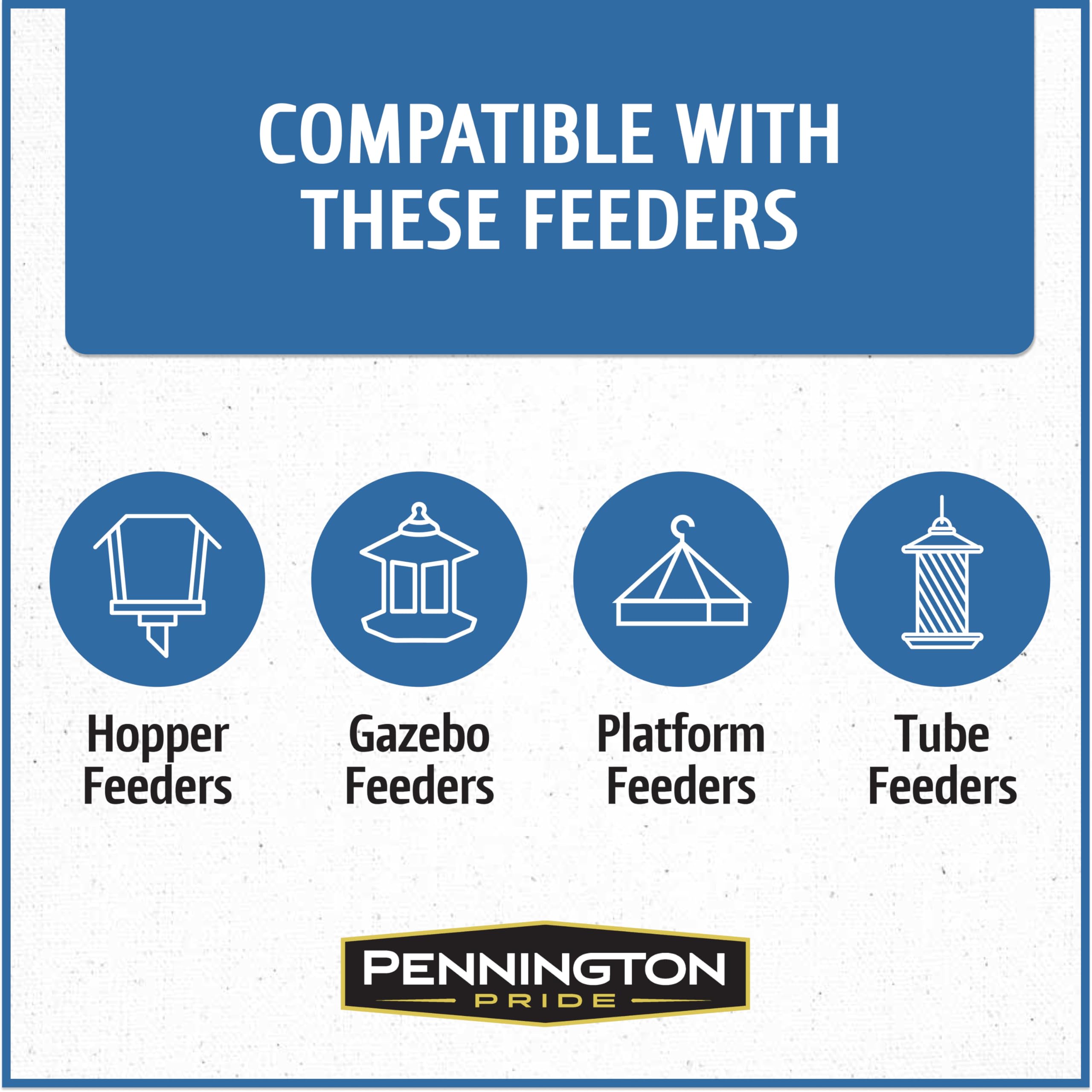 Pennington secure lid helps deter squirrels and other critters