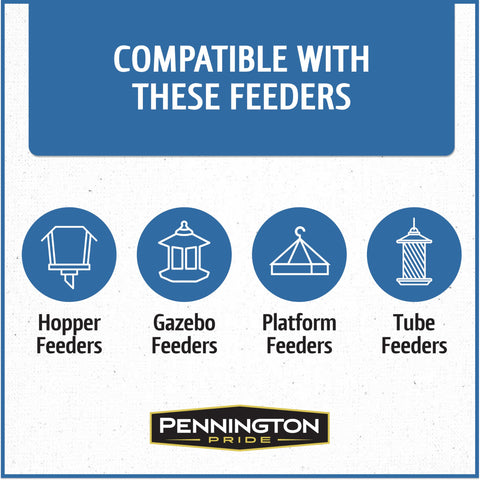 Pennington secure lid helps deter squirrels and other critters