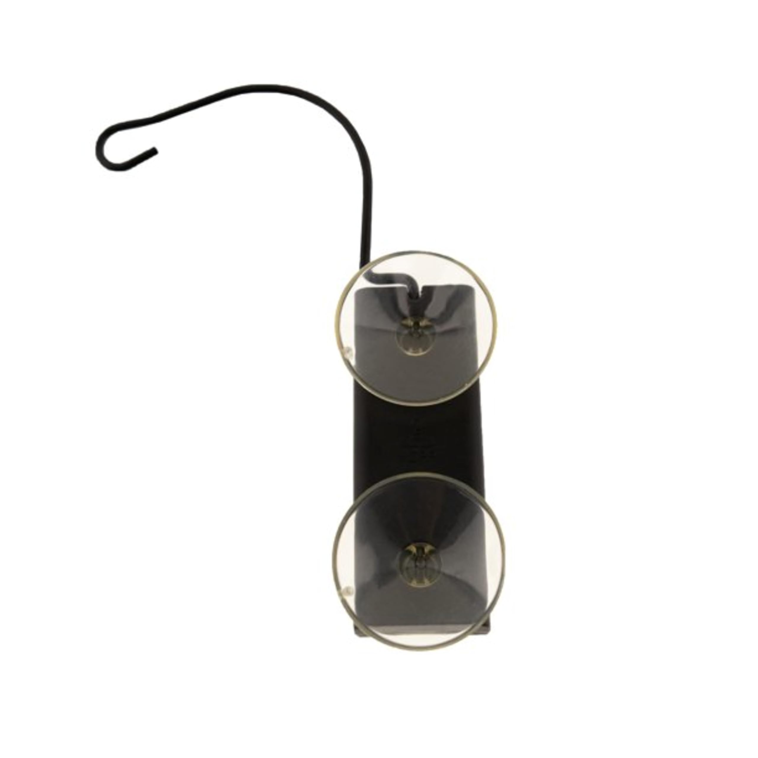 Pennington Window Hook matte black finish complements outdoor decor.