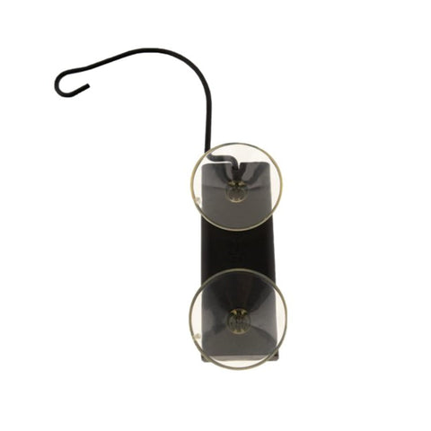 Pennington Window Hook matte black finish complements outdoor decor.