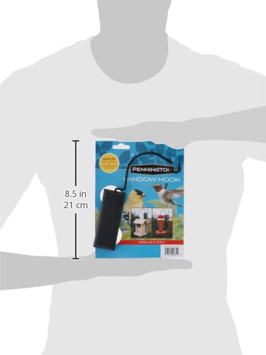 Pennington Window Hook suction cups attach securely to glass surfaces.