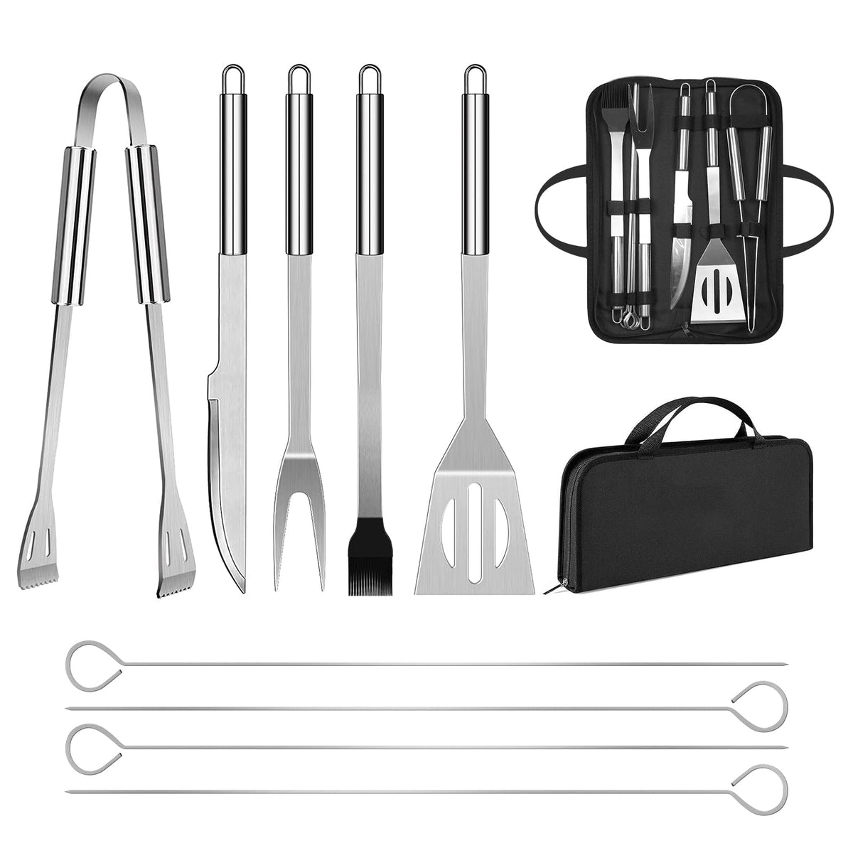 Penobon BBQ Utensil Set full kit with bag for easy transport
