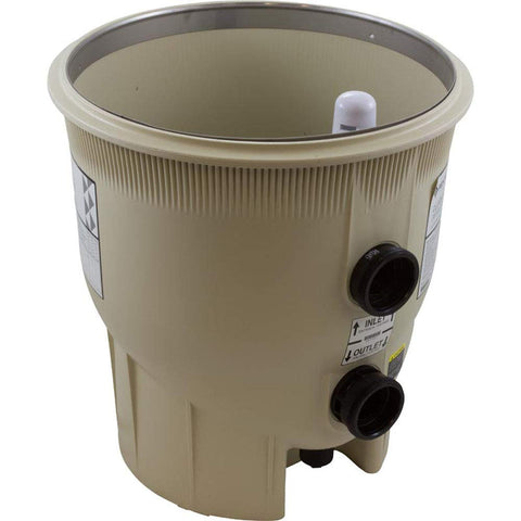 Pentair 178578 almond bottom tank assembly for pool filter replacement.